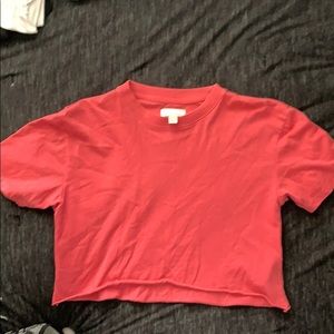 Top shop rose pink crop top